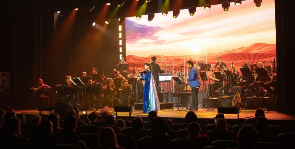 Внутренний LED экран для сцены, Сахалинская Филармония